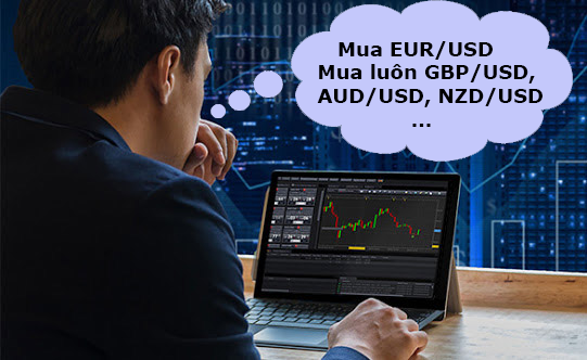 giao dịch quá mức với các cặp tiền tương quan
